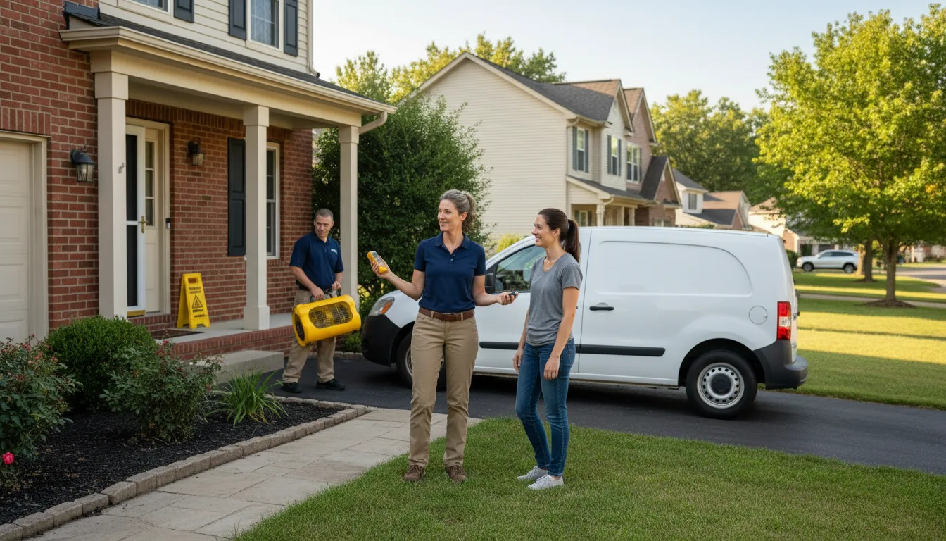 Residential water damage restoration in Moapa, NV